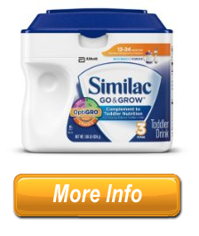 Compared Similac Go Grow Stage 3, Milk Based Toddler Drink with Iron, Powder, 22 Ounces Pack of 6 Packaging May Vary